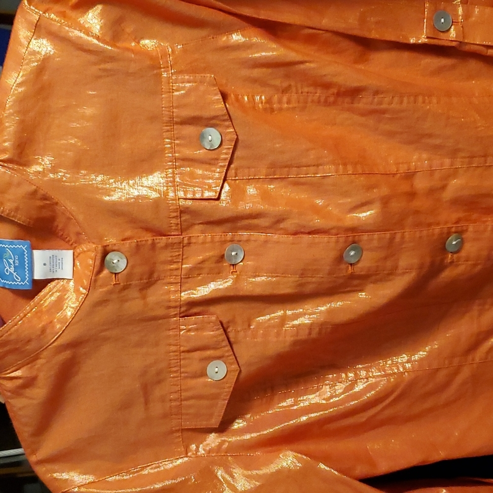 Lark Lane Metallic Camp Shirt